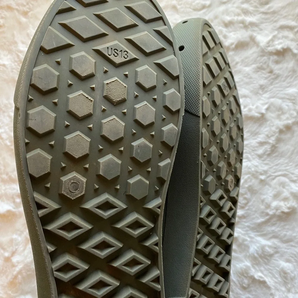 Vans Men's Slip On TRK Rubber Shoes Size 13 Green Water Trail Hiking Beach River